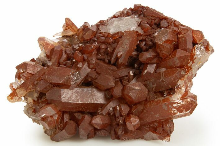 Tangerine Quartz Crystal Cluster - Brazil #328860